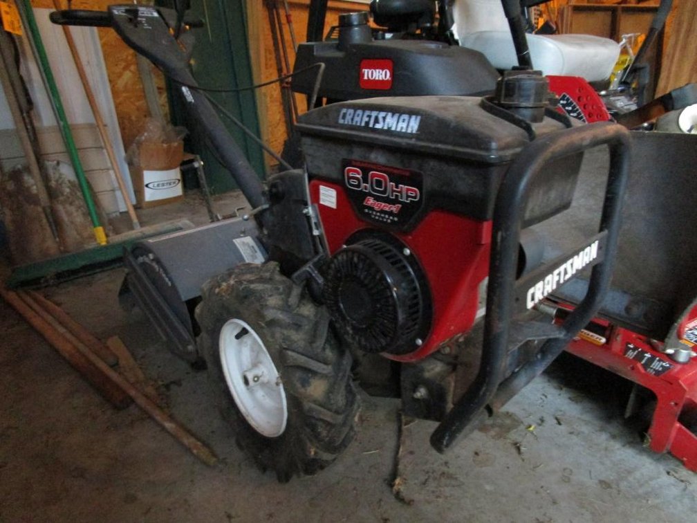 Craftsman Walk-Behind Garden Tiller