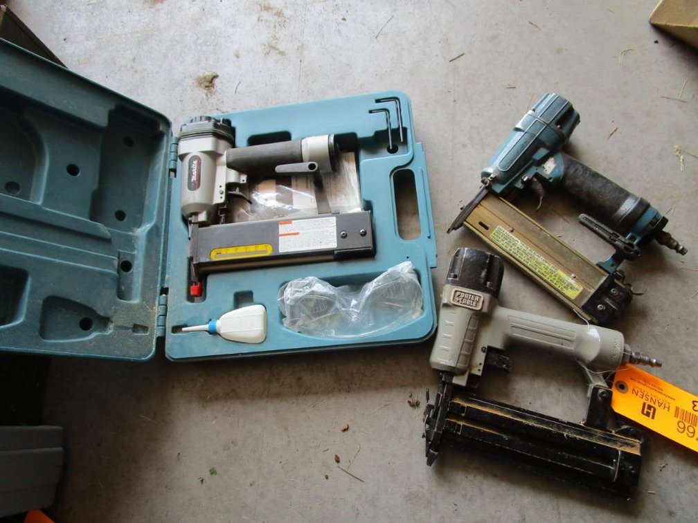 (3) Air Finish Nailers