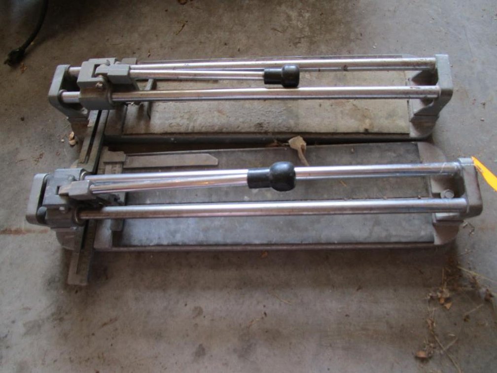 (2) Tile Cutters
