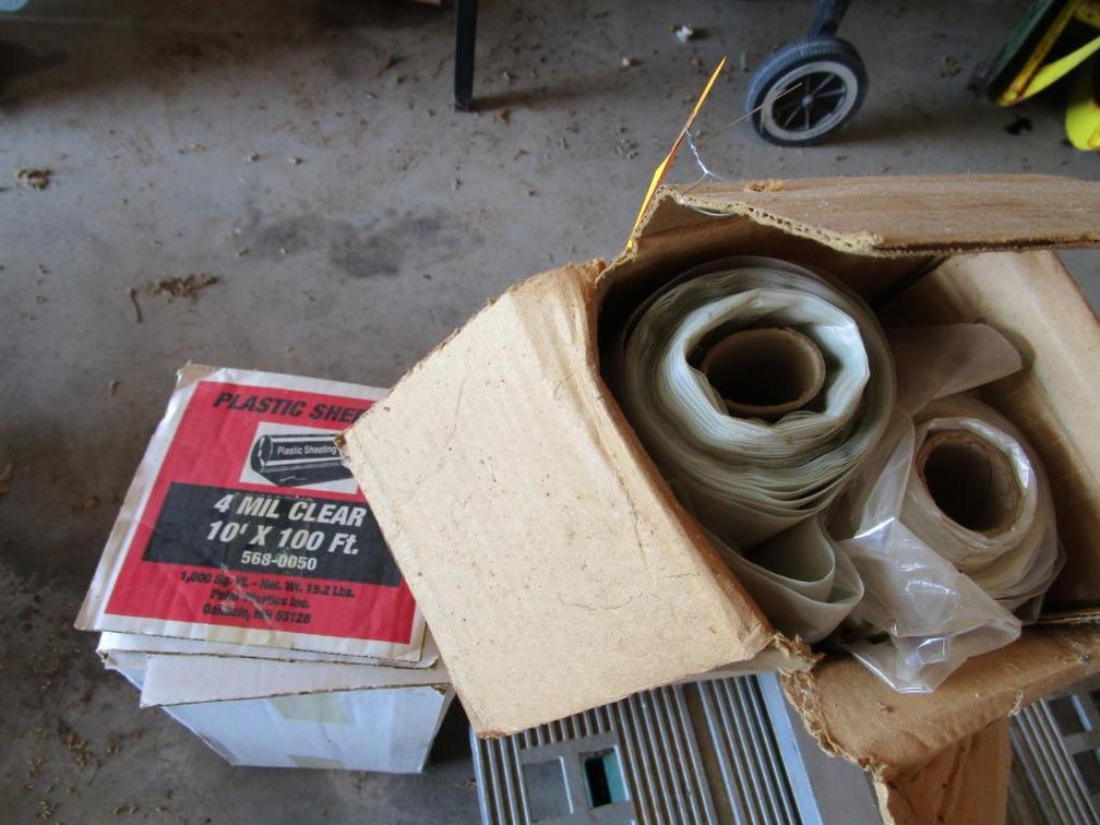 (3) Rolls Plastic Sheeting