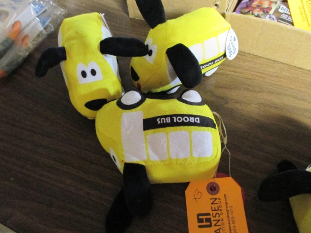 (3) Swag Bag Drool Bus Toys (U)