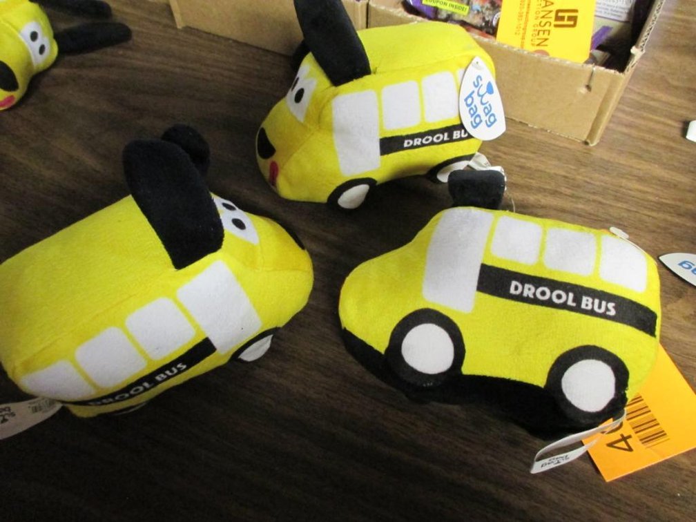 (3) Swag Bag Drool Bus Toys (U)