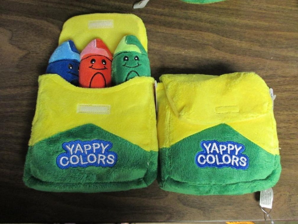 (2) Yappy Colors Stuffed Toys (U)