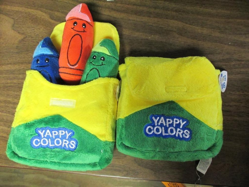 (2) Yappy Colors Stuffed Toys (U)