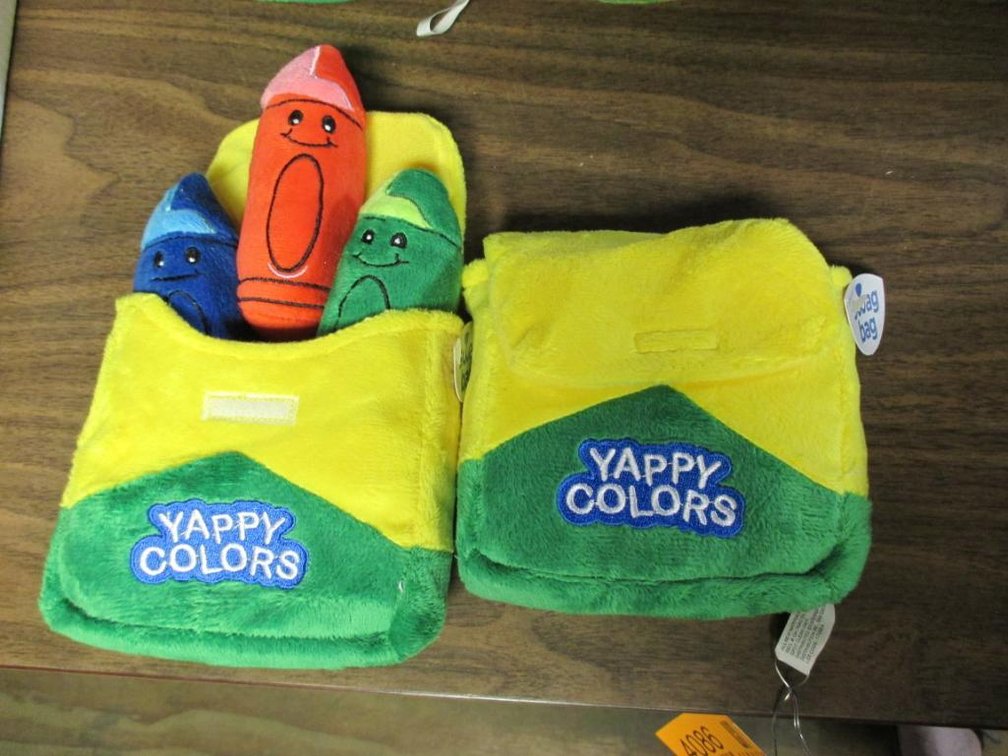 (2) Yappy Colors Stuffed Toys (U)