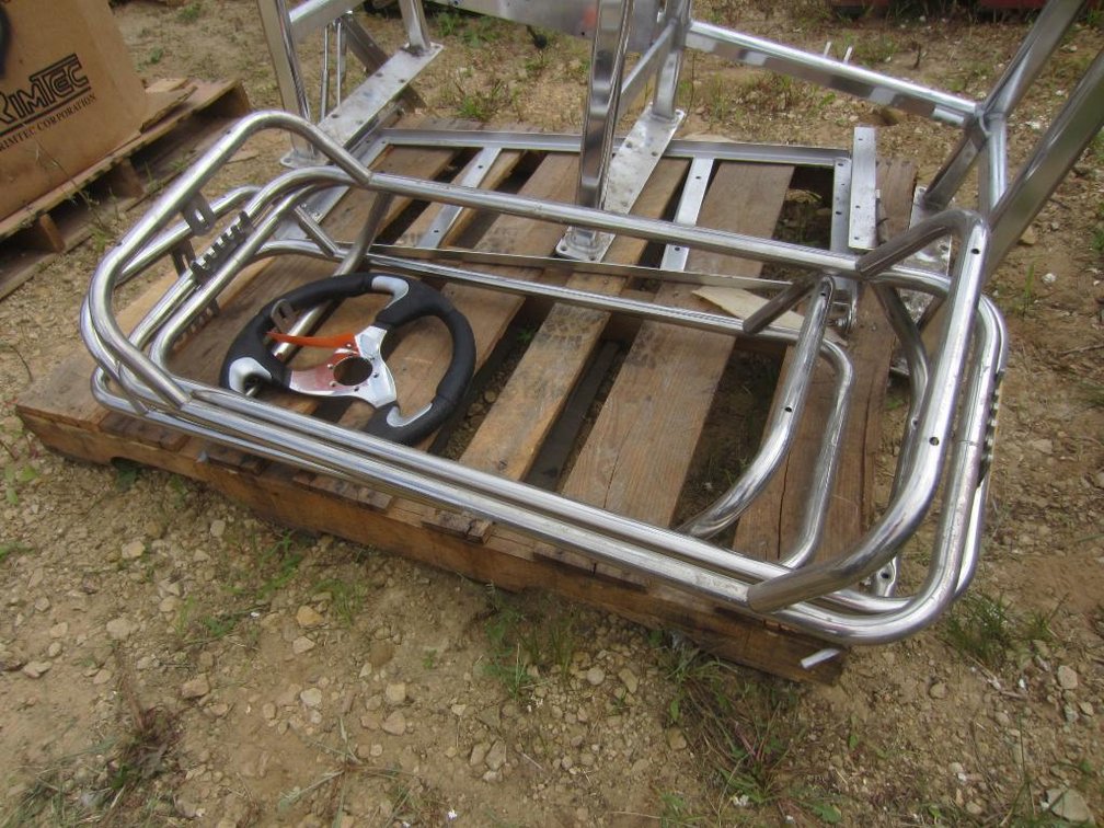 (3) Marine Rails and Steering Wheel