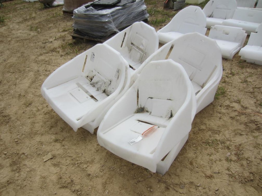 (8) Plastic Boat Seat Frames