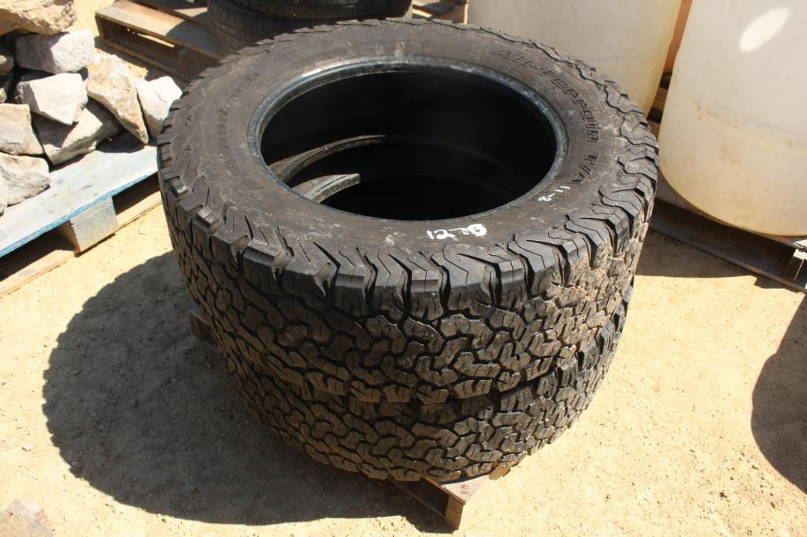 (2) BR GOODRICH LT285/65R20 TIRES