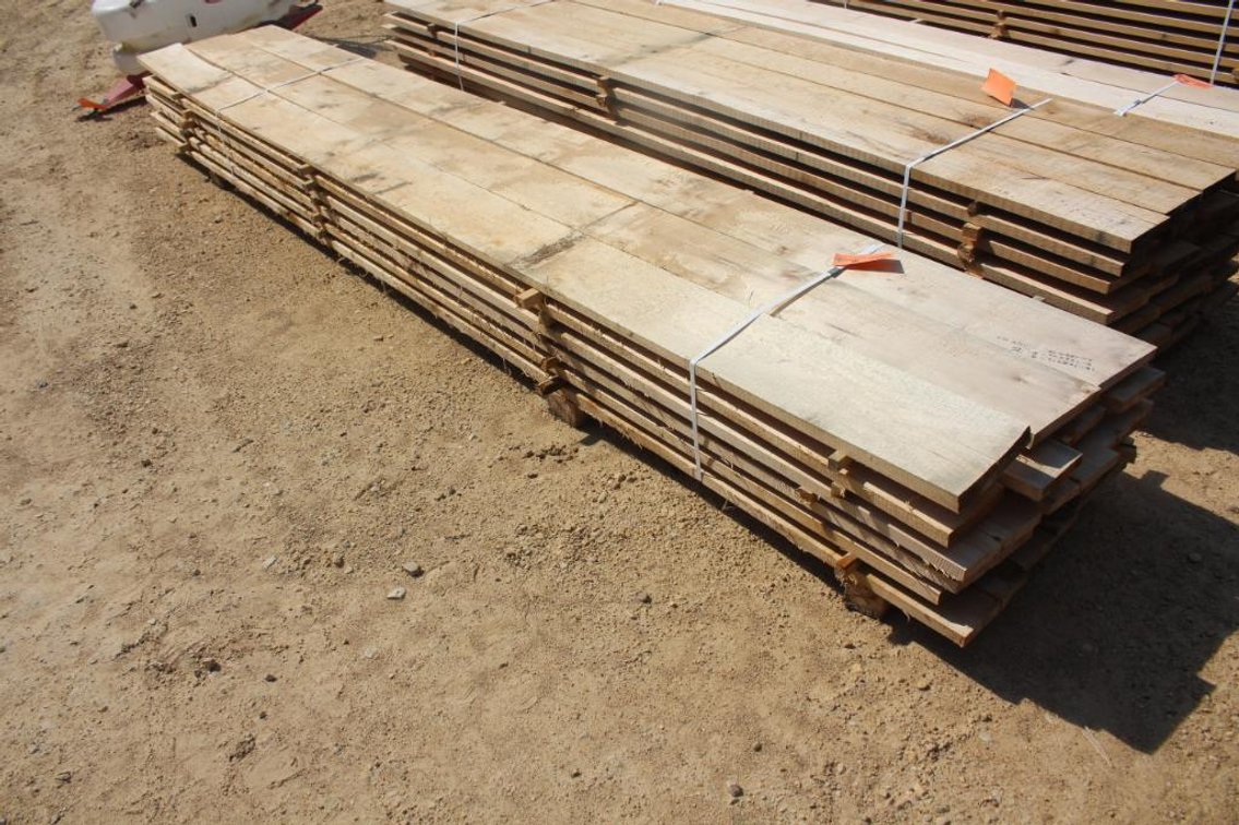APPROXIMATELY 144 BOARD FT OF ROUGH SAWED LUMBER
