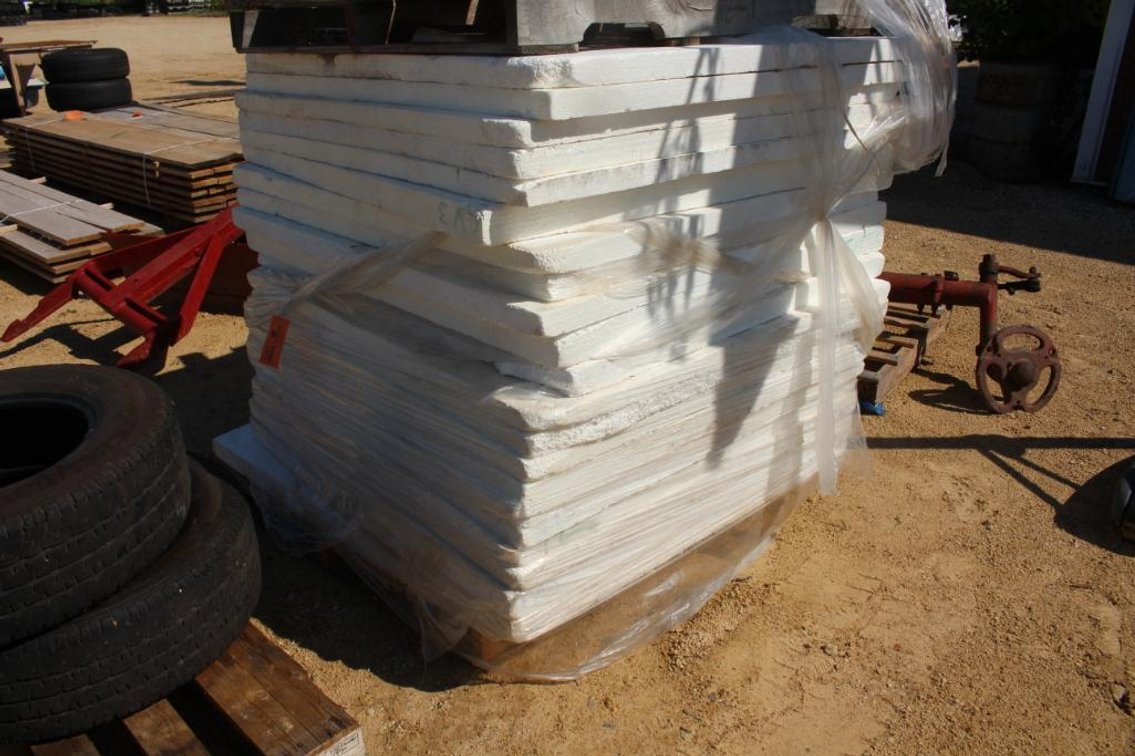 (21) SHEETS OF 4 FT X 4 FT STYROFOAM INSULATION