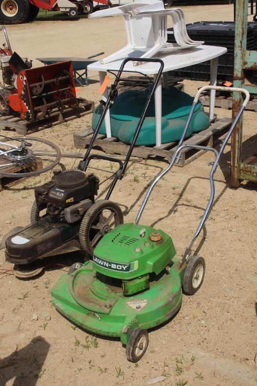 CRAFTSMAN WALK-BEHIND WEED WHIP AND LAWN BOY MOWER