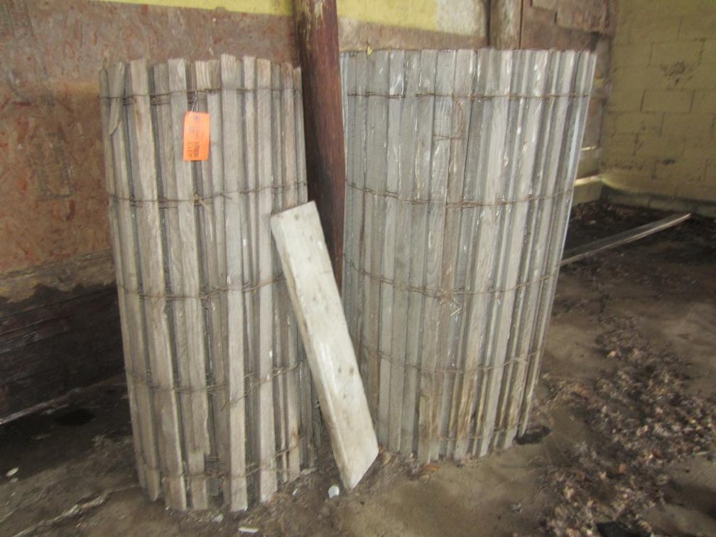 (2) Rolls of Wood Snow Fence