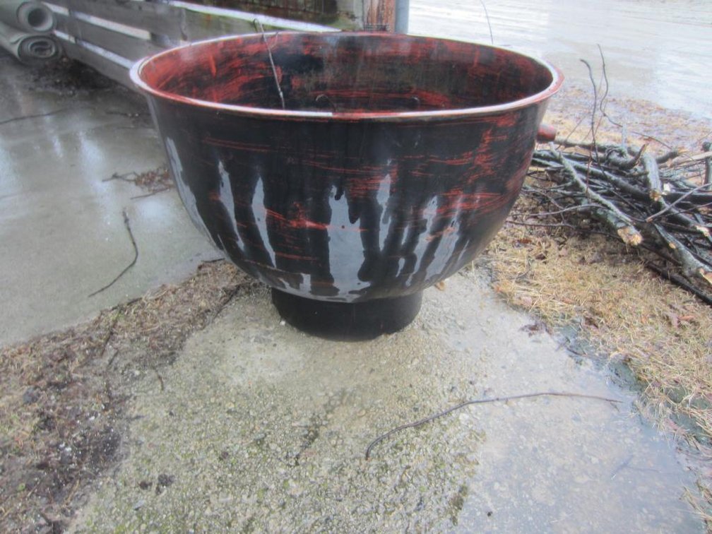 Cast Iron Kettle on Small Stand