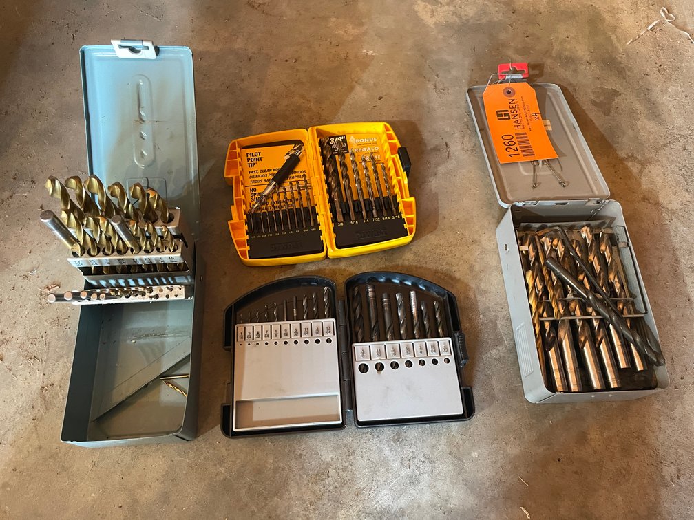 (4) Drill Bit Sets
