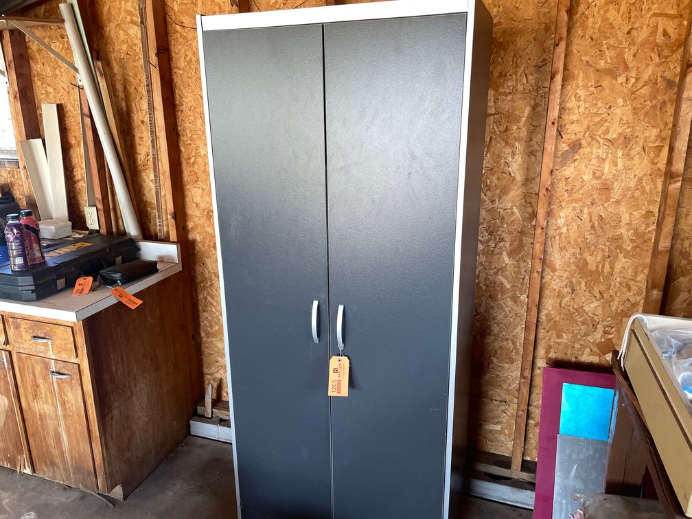 Wooden Locking Storage Cabinet