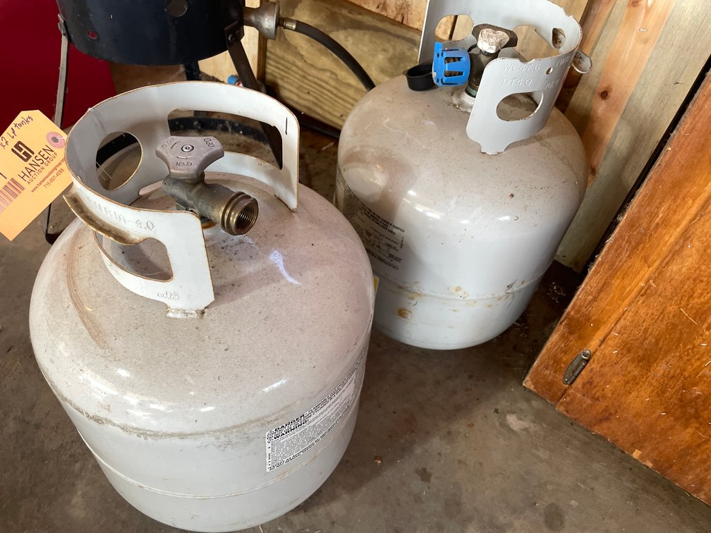 (2) 20 Lbs. Propane Tanks
