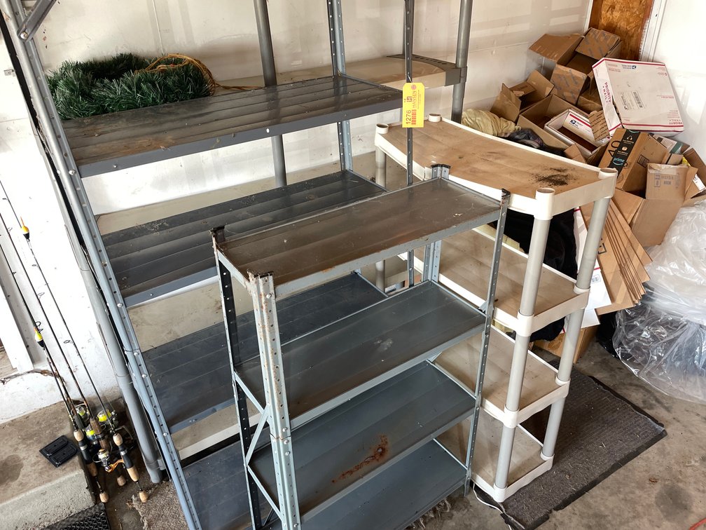 (4) Shelving Units