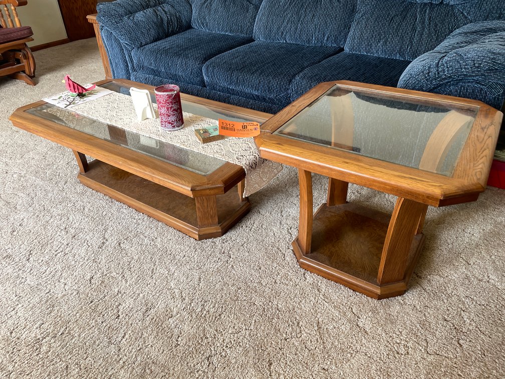 Matching Coffee Table and Lamp Table