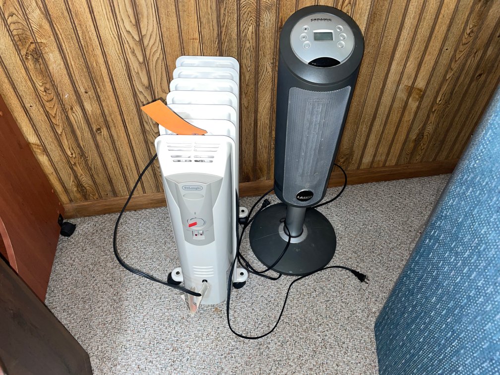 (2) Utility Space Heaters