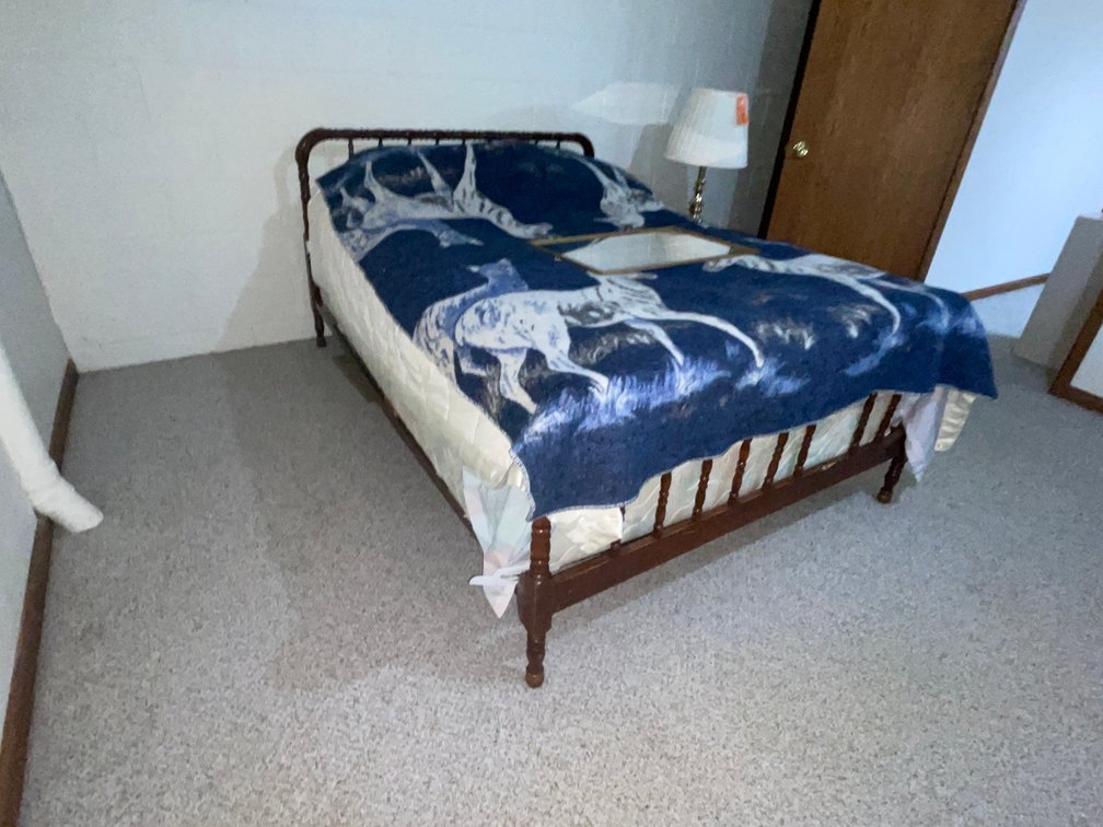 Double Bed, Dresser and Night Stand