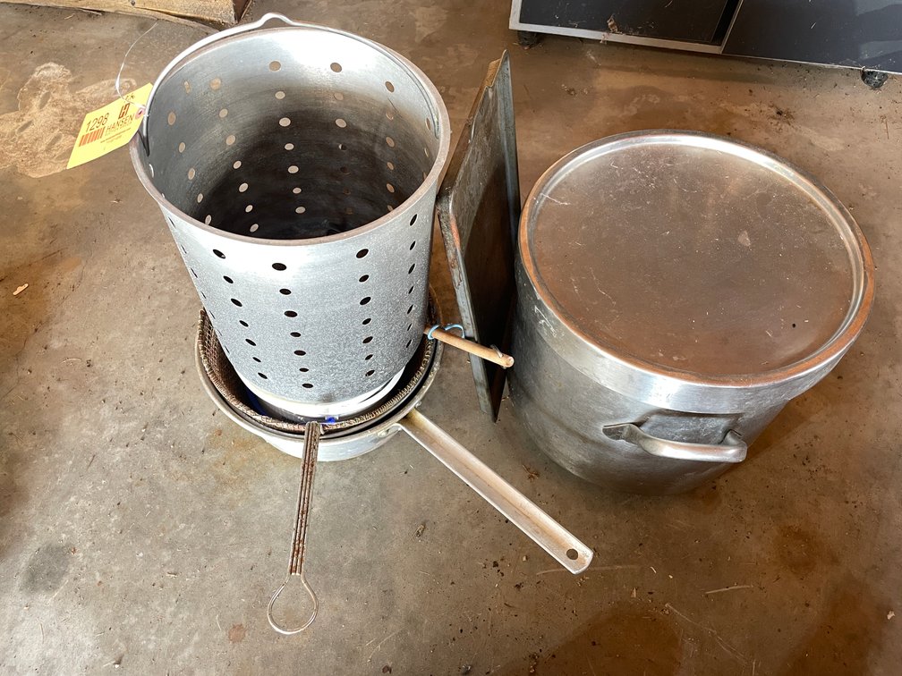 Stainless Steel  14" x 12" Stock Pot with Lid