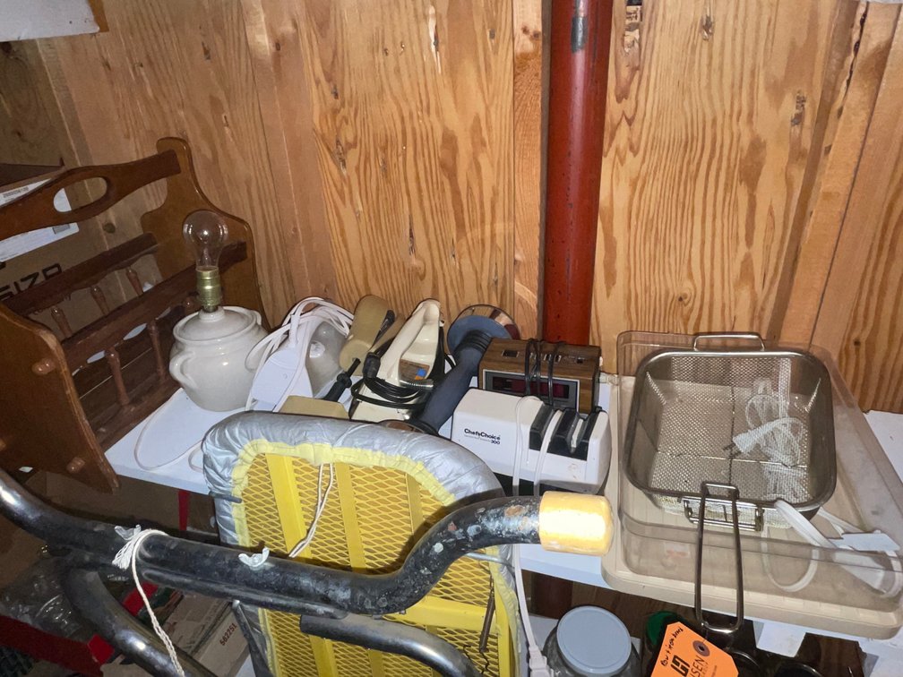 Small Household Appliances and Magazine Rack