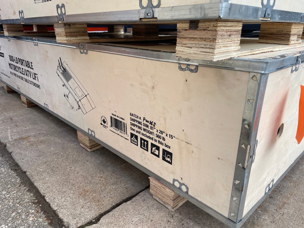 1,000 Lb. Motorcycle Lift (O2)