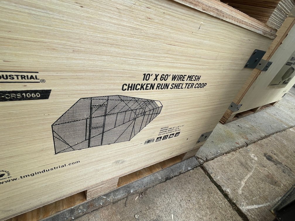10 x 60 Chicken Run Shelter (O2)