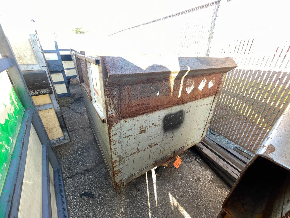 Heavy Duty Steel Tipping Garbage/Scrap Hopper (12)