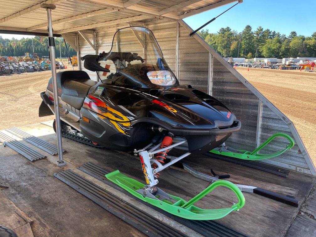 2002 Arctic Cat 500 Cross Country with Trailer