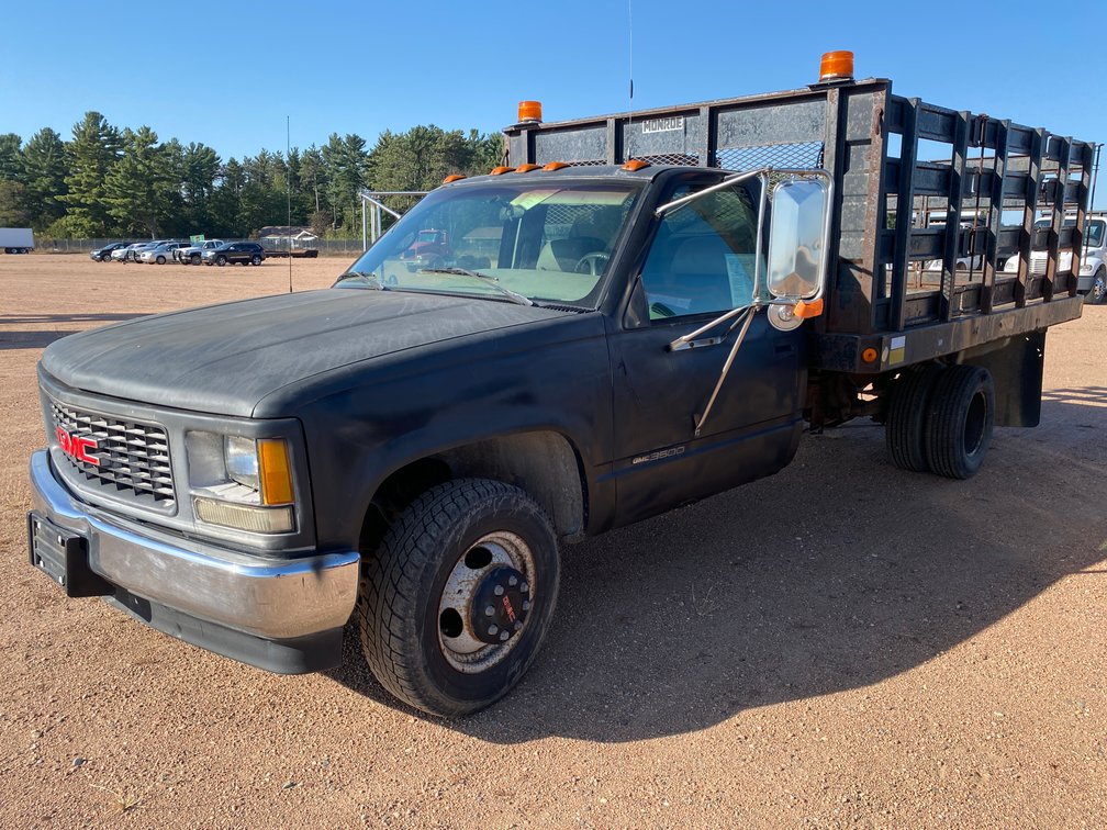 1995 GMC 3500 Dually Flatbed Truck (Has WI Title)