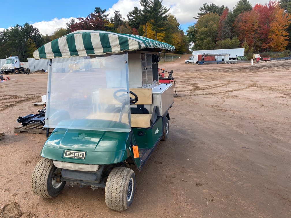 E-Z-Go Tryton Refresher Golf Cart with Stainless Steel Box