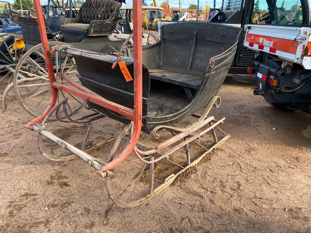 Wooden Horse Drawn Sleigh 
