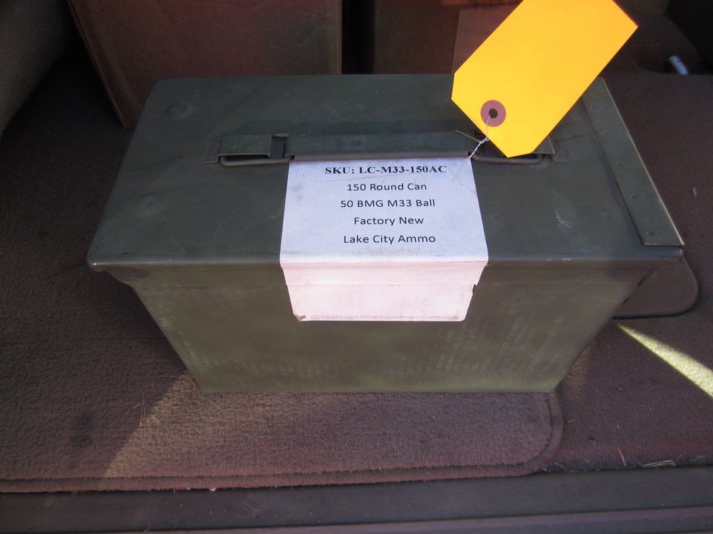 Approx. (150) Rds., Lake City 50 BMG Ammunition (Neenah, WI)
