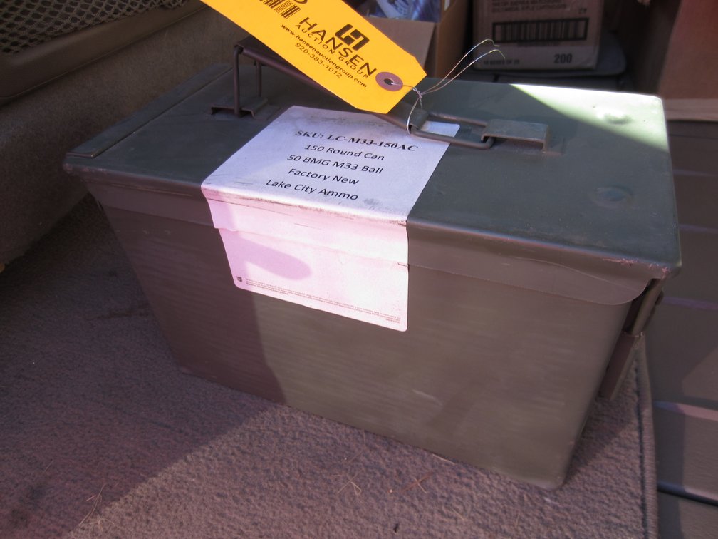 Approx. (150) Rds., Lake City 50 BMG Ammunition (Neenah, WI)