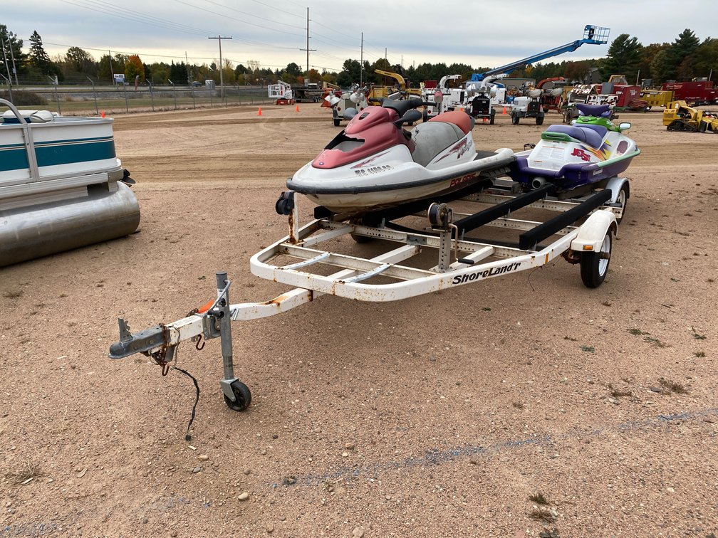 Jet Ski with (2) Place Trailer (No Title) (Comes with Bill of Sale Only)