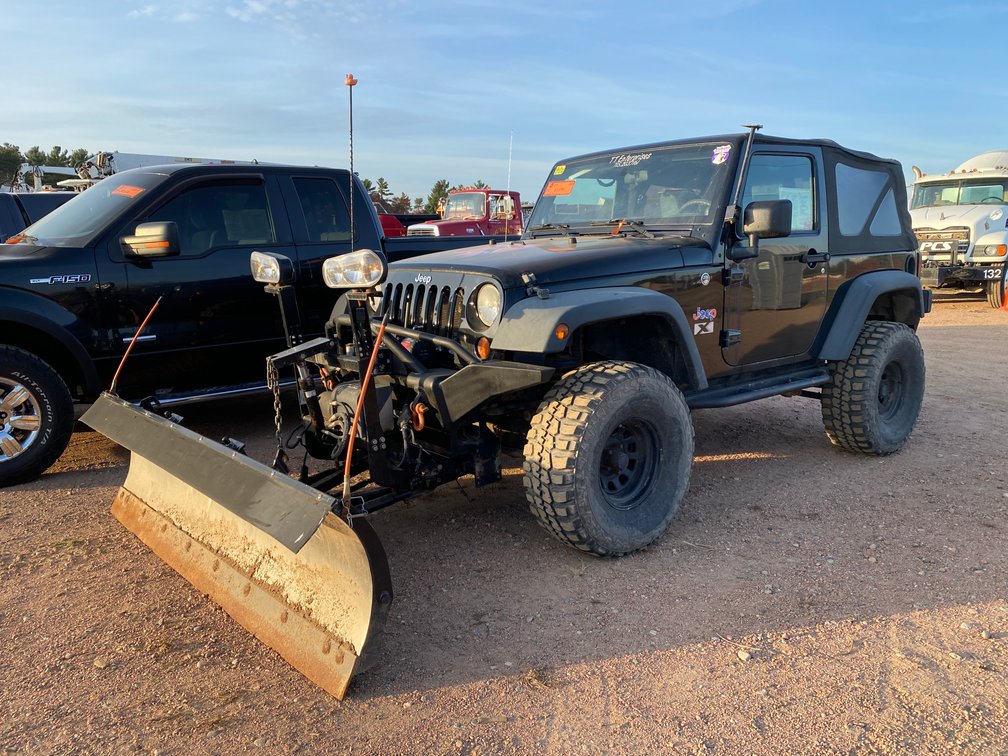 2008 Jeep Wrangler with Snowplow (Has WI Title)