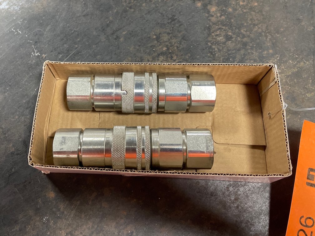 (2) New Sets 1/2" Hydraulic Couplers (CW)