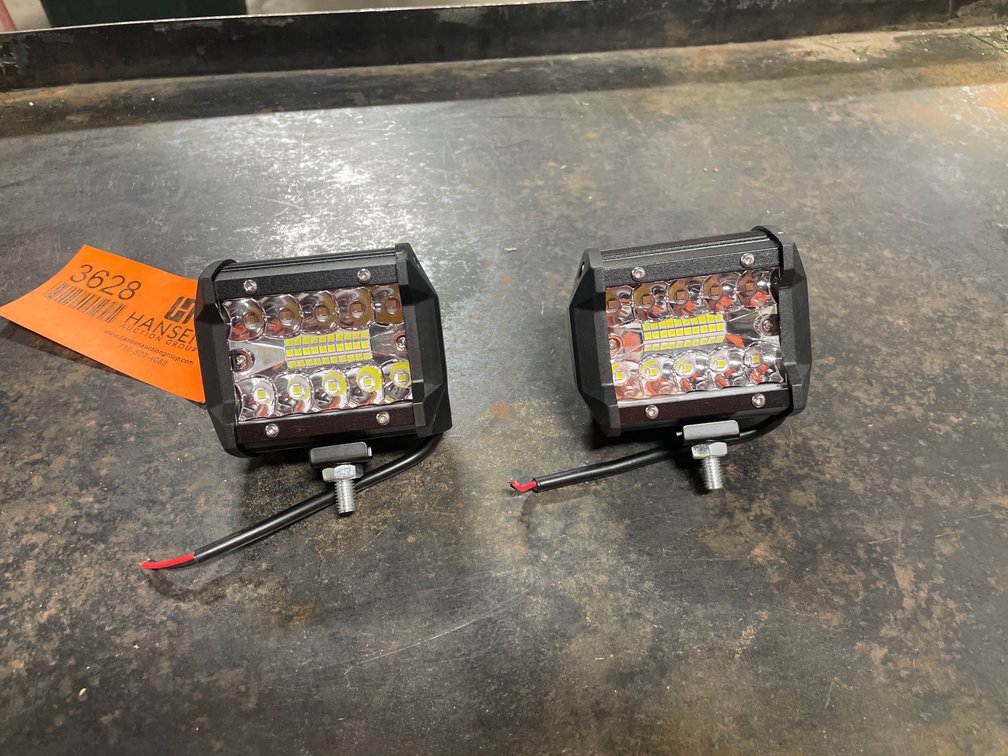 (2) New 3-1/2" LED Light Pods (CW)