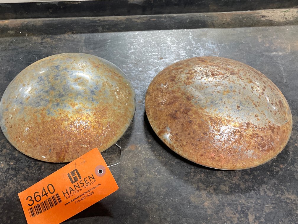 (2) Vintage Hub Caps (CW)