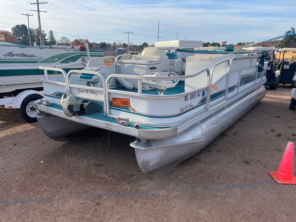 20’ Premier Cast-A-Way Pontoon (Has WI Title in Delay)