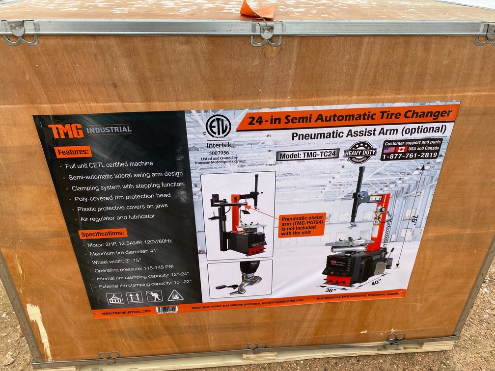 24" Semi Automatic Tire Changer (Mosinee, WI)
