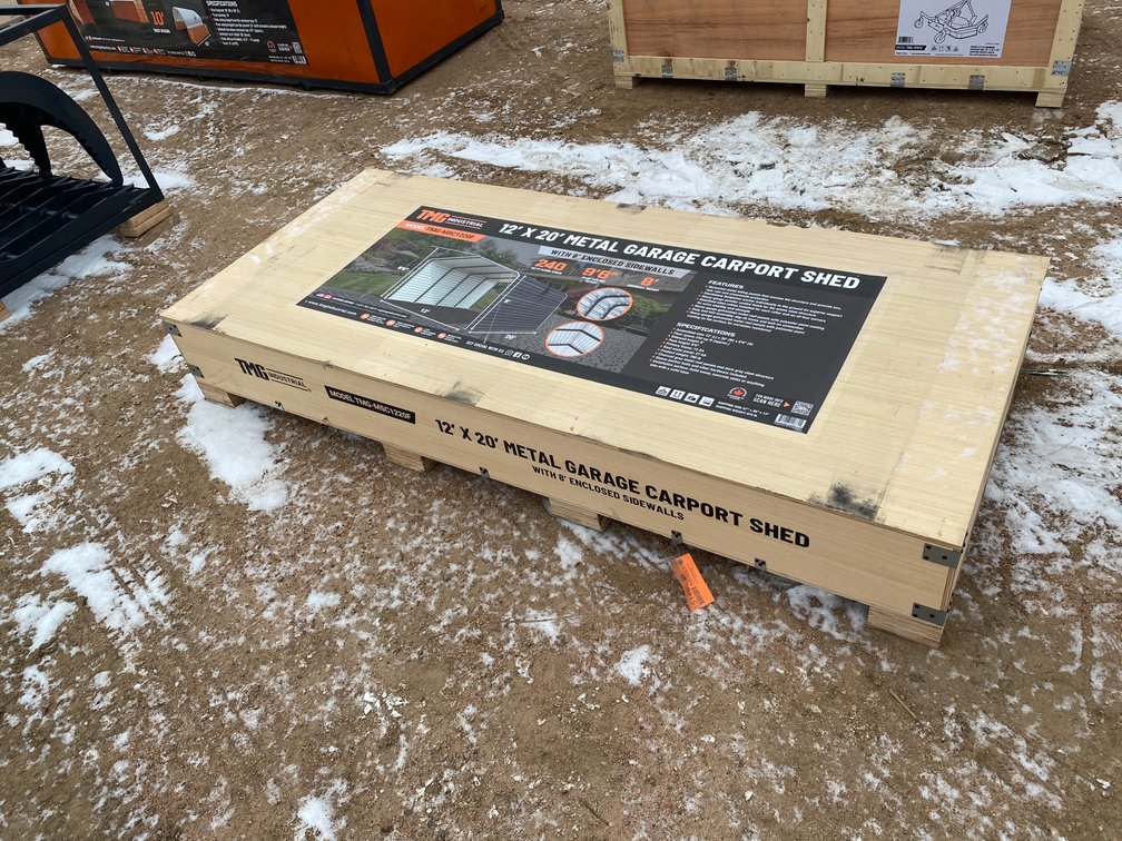 12' x 20' Metal Garage Carport Shed (Mosinee, WI)