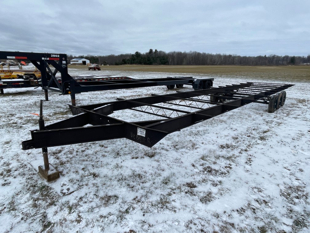 Tri- Axle Steel Trailer Frame (No Title)