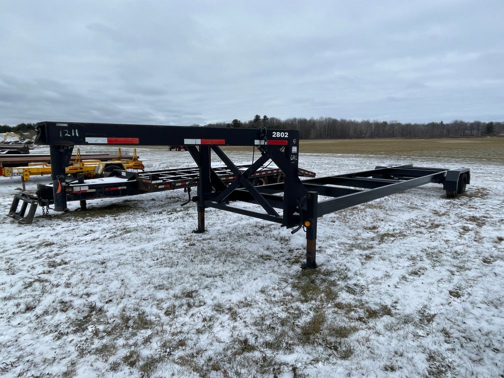 2008 Dual Axle Goose Neck Shop Made Trailer (No Title, Bill of Sale Only)
