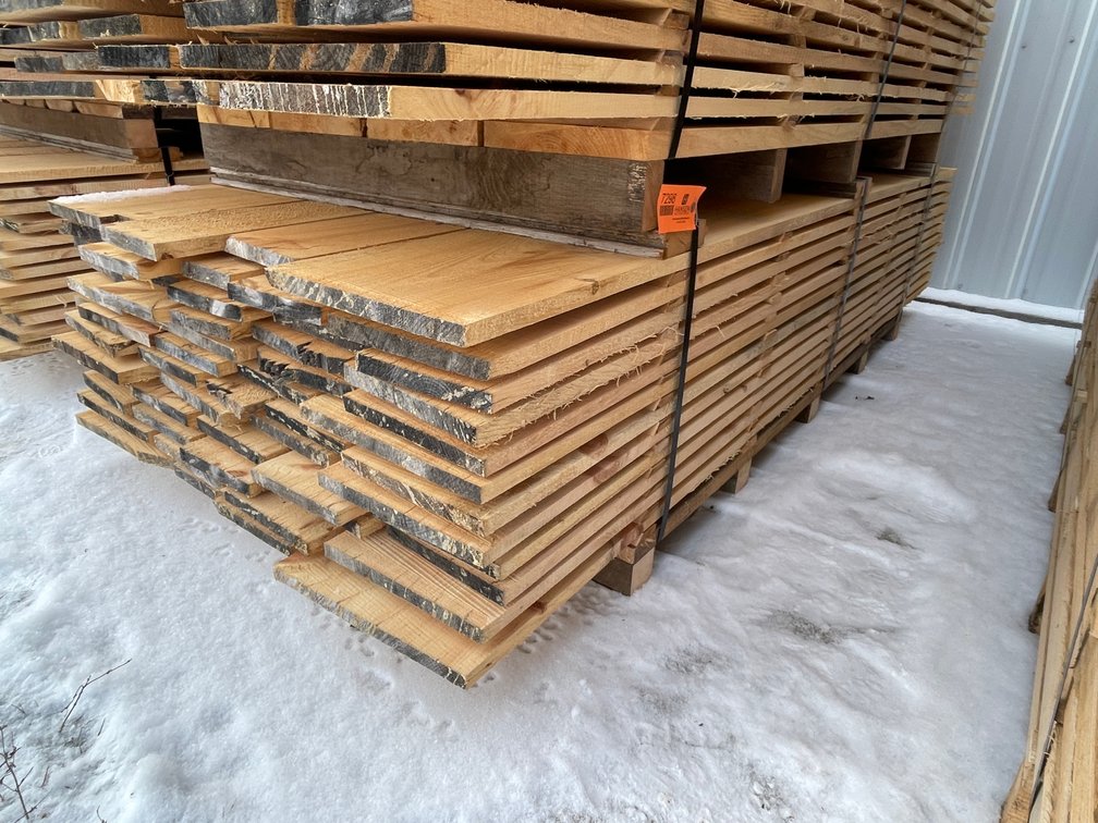 Stack of Rough Sawn Pine Boards, 300 Board Feet