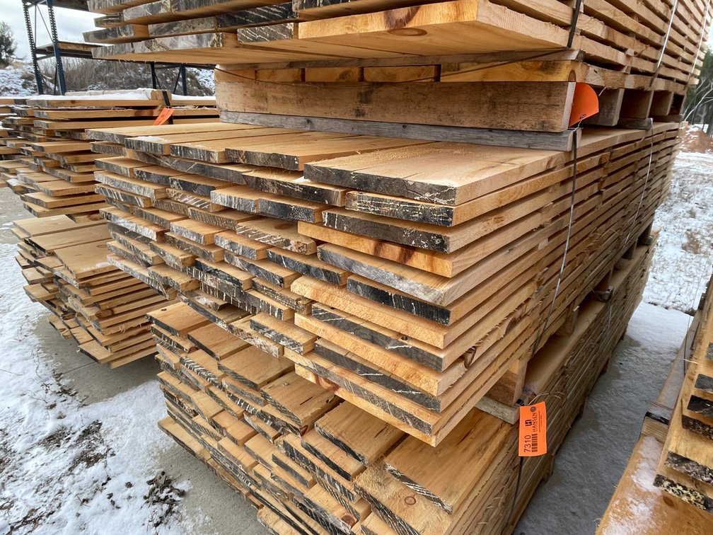 Stack of Rough Sawn Pine Boards, 300 Board Feet