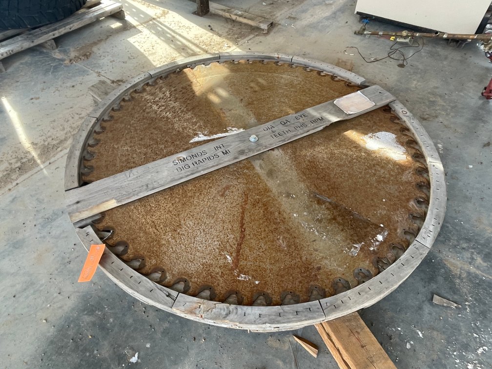 Unused Simonds 56" Dia. Circular Mill Sawblade