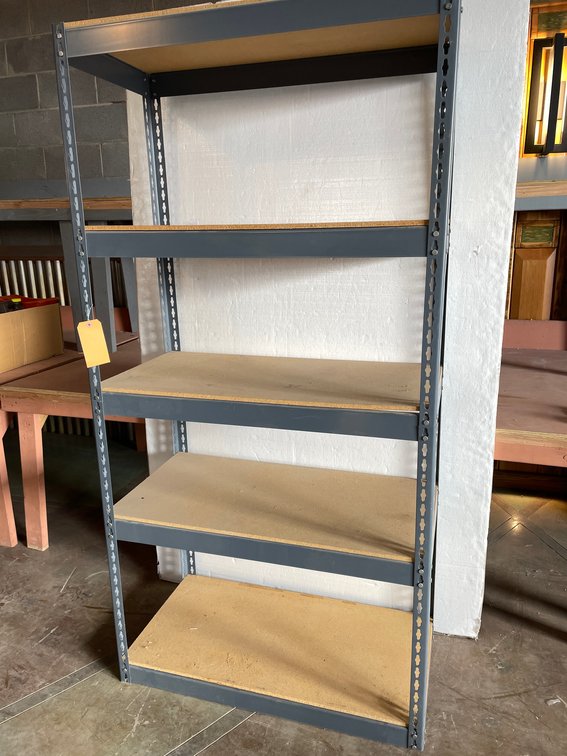 Metal 5 Shelf Unit (End of A)