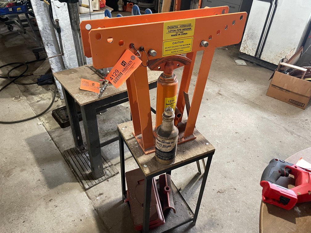 Central Hydraulics Pipe Bender